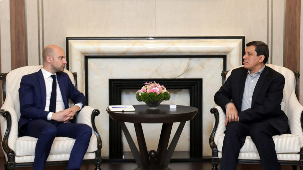 لقاء بين مظلوم عبدي ووزير الخارجية الفرنسي خلال تواجدهما في أربيل