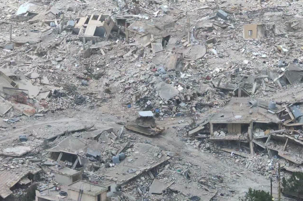 فيديو | هكذا بدت مدينة بنت جبيل من السماء