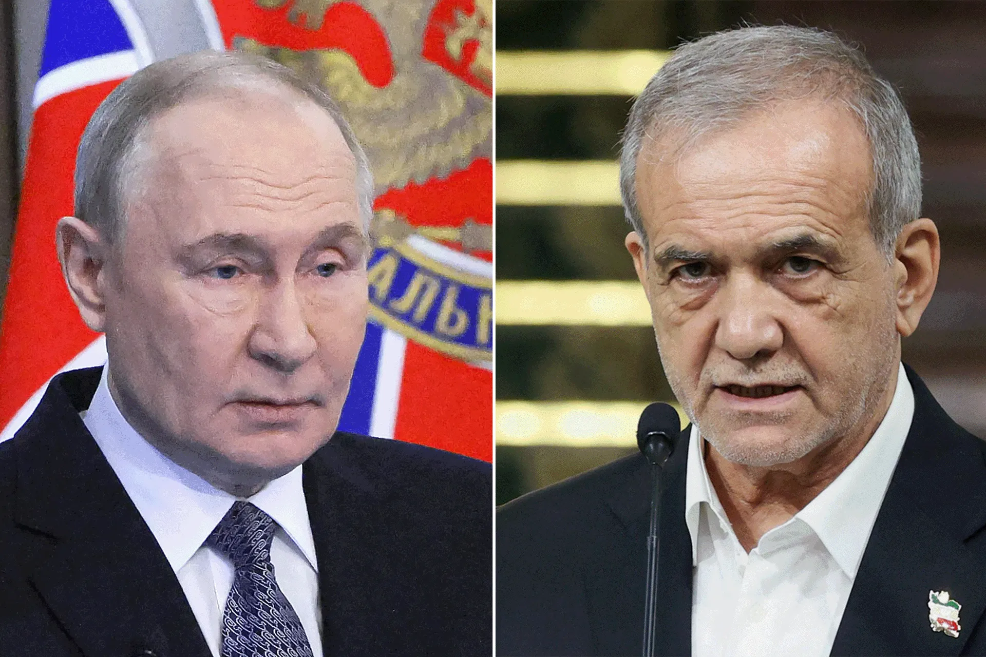 الرئيس الروسي لنظيره الإيراني: موسكو مستعدة لمواصلة العمل على تسهيل التوصل إلى تسوية في الشرق الأوسط