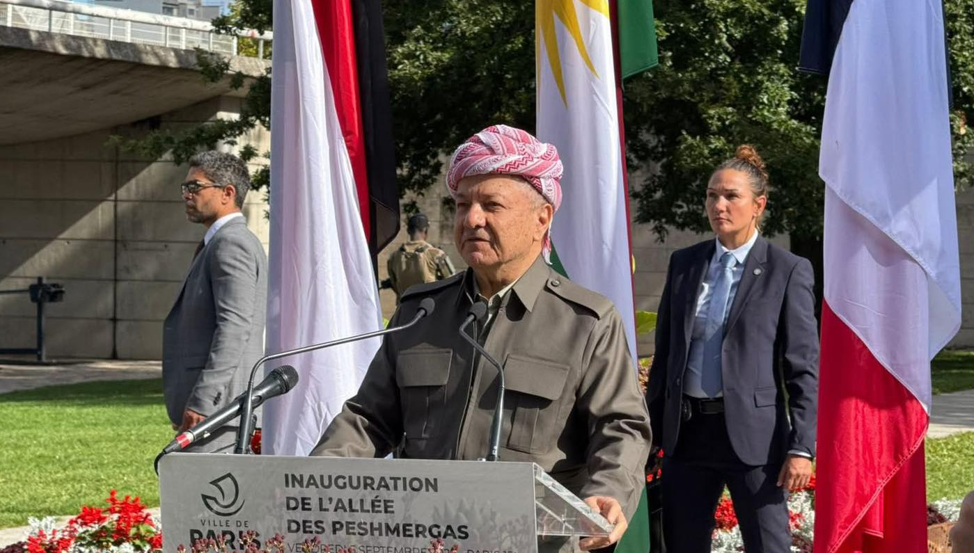 كلمة الرئيس مسعود بارزاني بمناسبة افتتاح "ممر البيشمركة"